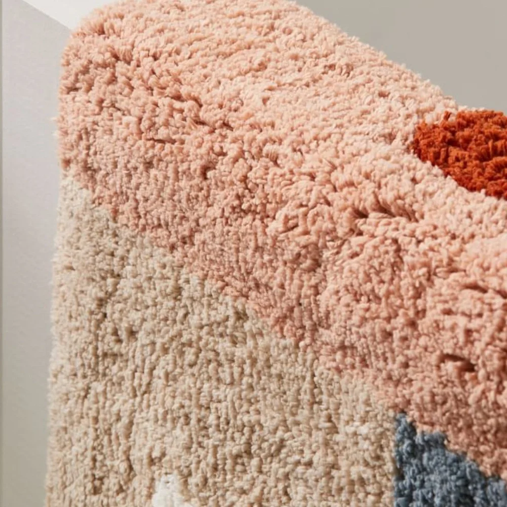 West Elm Light Sienna Bath Mat - Colorblock Bath Mat 24